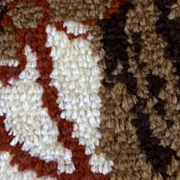 63-(VHD) Vintage. Home Decor. Latch Hooked. Horse. - Picture 3 of 7